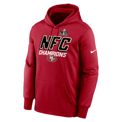 Sudadera con gorro sin cierre Nike Therma de la NFL para hombre San ...