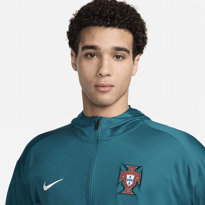 Portugal Strike Nike Dri-FIT strikket fotballtracksuit med hette til herre