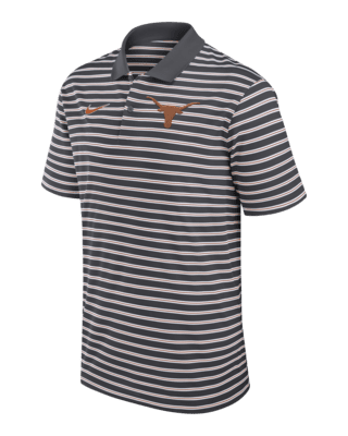 Мужские  Texas Longhorns Primetime Victory Striped Nike Dri-FIT College Polo