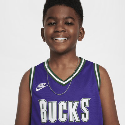 Giannis Antetokounmpo Milwaukee Bucks Older Kids' Nike Dri-FIT NBA Swingman Jersey