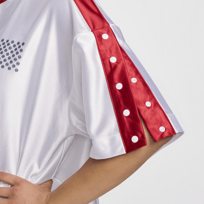 Playera de básquetbol Nike de temporada para mujer USA Village