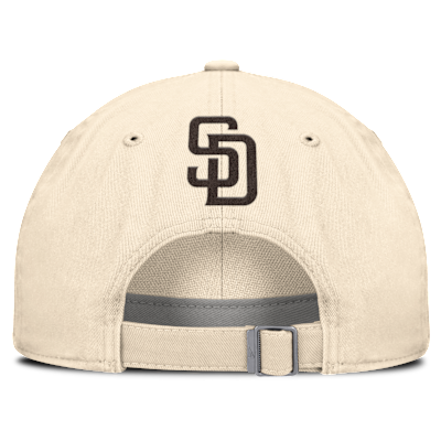 Gorra de algodón orgánico sin estructura para hombre Nike Statement Club San Diego Padres