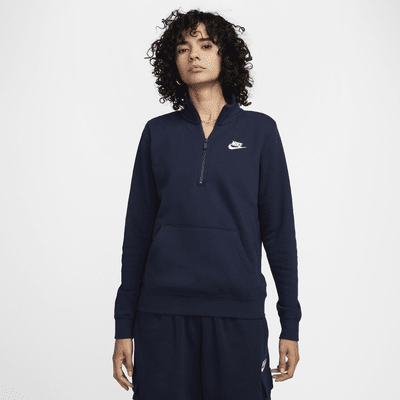 Sudadera de medio cierre para mujer Nike Sportswear Club Fleece