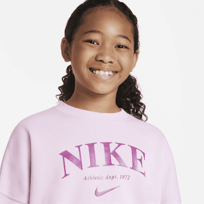 Nike Sportswear Big Kids' (Girls') Fleece Sweatshirt