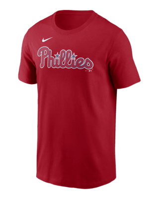 Мужская футболка Philadelphia Phillies Fuse Wordmark Nike MLB