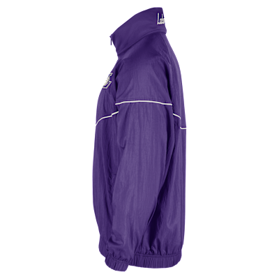 เสื้อแจ็คเก็ตอโนแรคผู้ชาย Nike NBA Los Angeles Lakers Courtside Windrunner