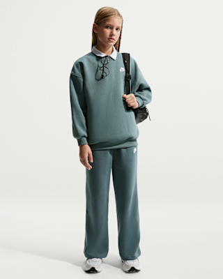 Детские  Nike Sportswear Club Fleece Girls' Wide-Leg Pants