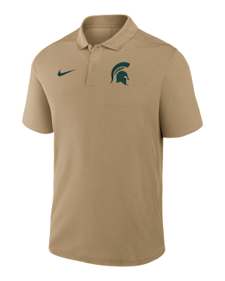Мужские  Michigan State Primetime Victory Primary Logo Nike Dri-FIT College Polo