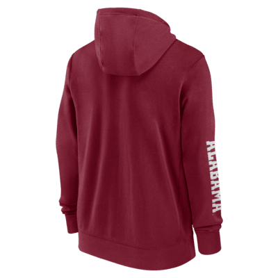 Alabama Crimson Tide Sideline Team Issue Men's Nike College Full-Zip Hoodie