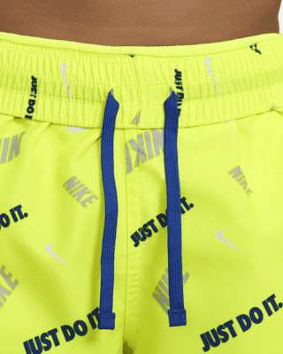 nike logofetti swim trunks