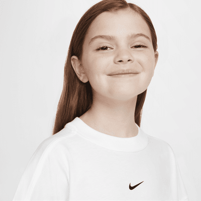 Playera oversized para niña talla grande Nike Sportswear