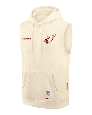 Мужское худи Arizona Cardinals Rivalries Collection Sideline Nike Dri-FIT NFL Sleeveless Pullover Hoodie