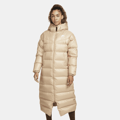 nike puffer jacket long womens