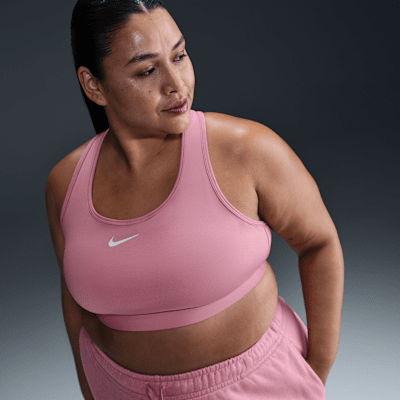 Nike Swoosh Medium Support Women's Padded Sports Bra (Plus Size)