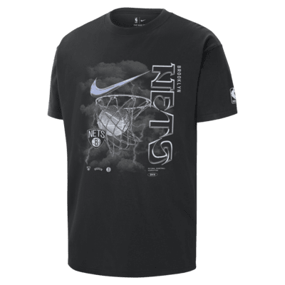 Brooklyn Nets Courtside Max90 Men's Nike NBA T-Shirt. Nike AT