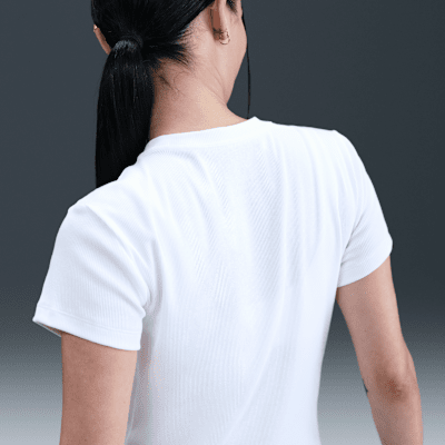 Nike Sportswear Women's Tight Ribbed Short-Sleeve T-Shirt