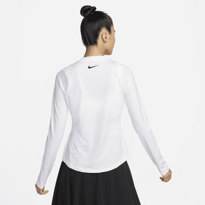 Playera de golf estampada de manga larga para mujer Nike Dri-FIT UV Victory