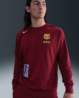 Мужские  FC Barcelona Club Fourth Nike Soccer Crew-Neck