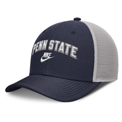 Penn State Legacy Arch Rise Men's Nike Dri-FIT College Trucker Adjustable Hat