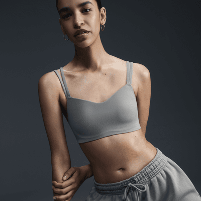 Bra imbottito a sostegno leggero Nike Zenvy Strappy – Donna