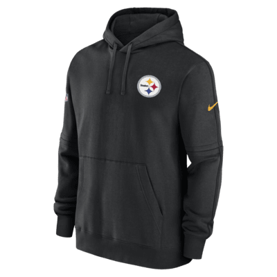 Pittsburgh Steelers Sideline Club Men’s Nike NFL Pullover Hoodie. Nike.com