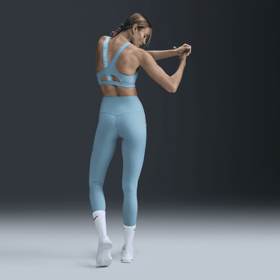 Legging 7/8 à taille haute et maintien supérieur avec poches Nike Go pour femme