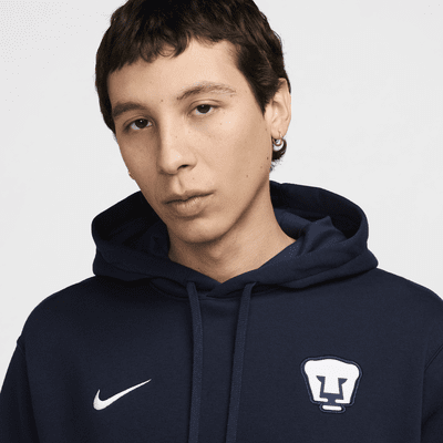 Sudadera con gorro sin cierre de fútbol Nike para hombre Pumas UNAM Club