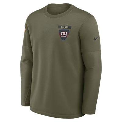 New York Giants Salute to Service Sideline Triumphant Win Coach Men's Nike NFL Pullover Crew