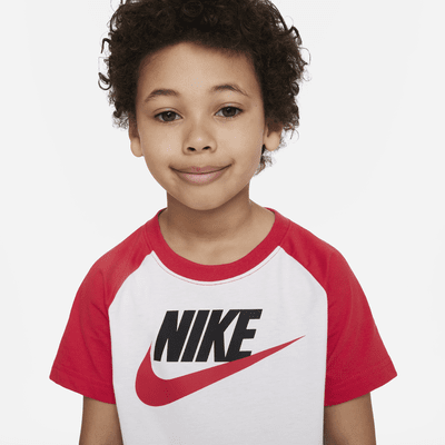 Nike Little Girls Gradient Futura Crew Neck T-shirt