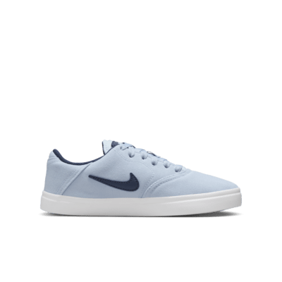 Tenis de skateboarding para niños talla grande Nike SB Check Canvas