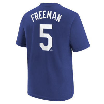 Freddie Freeman Los Angeles Dodgers 2024 World Series Champions Big Kids' Nike MLB T-Shirt