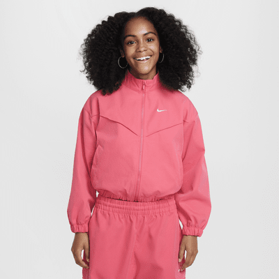 Chamarra ligera oversized para niña Nike Sportswear