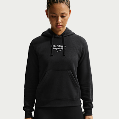 Sudadera con gorro sin cierre de halterofilia para mujer Nike