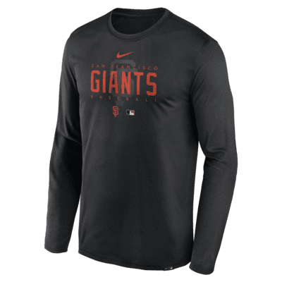 Men's San Francisco Giants Nike Black Authentic Collection Legend Team  Issue Performance T-Shirt 