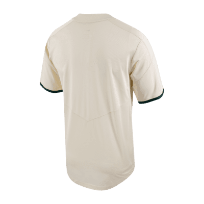 Men's Nike Green Michigan State Spartans Vapor Untouchable Elite  Full-Button Replica Baseball Jersey