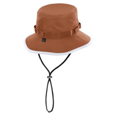 Gorro tipo pescador universitario Nike para hombre Texas Longhorns On-Field Apex Boonie