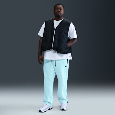 Pants de tejido Fleece con dobladillo abierto para hombre Nike Tech