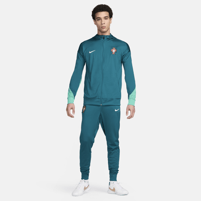 Portugal Strike Nike Dri-FIT strikket fotballtracksuit med hette til herre