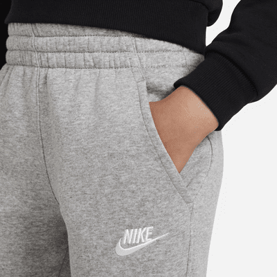 Pantalones con dobladillo abierto para niño talla grande Nike Sportswear Club Fleece