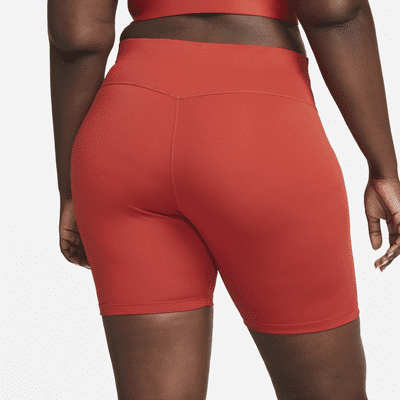 women's nike one mid-rise 7 inch bike shorts