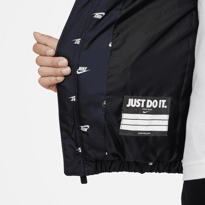 Nike Jacke mit Kapuze und Print für jüngere Kinder