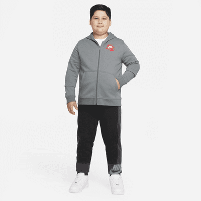 Nike Sportswear Big Kids' (Boys') Full-Zip Hoodie (Extended Size)