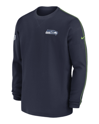 Мужские  Seattle Seahawks Sideline Coach Men’s Nike NFL Long-Sleeve Top