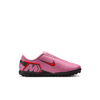 Tacos de fútbol para pasto sintético (turf) de corte low para niños de preescolar Nike Jr. Mercurial Vapor 16 Club