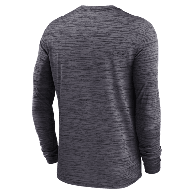Ohio State Sideline Velocity Men's Nike Dri-FIT College Long-Sleeve T-Shirt