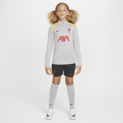 Liverpool FC Strike Derde Nike Dri-FIT voetbaltrainingstop voor kids