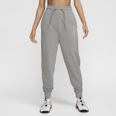 Nike Dri-FIT One Women's High-Waisted 7/8 French Terry Joggers. Nike ID