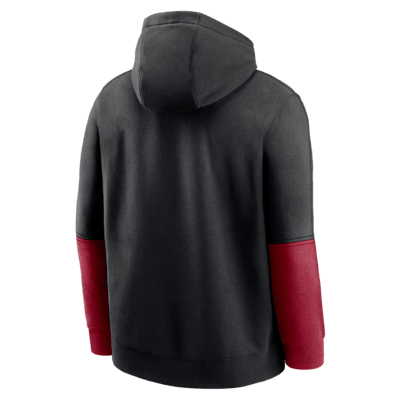 Sudadera con gorro sin cierre universitaria Nike para hombre Alabama Crimson Tide Sideline Team Issue Club