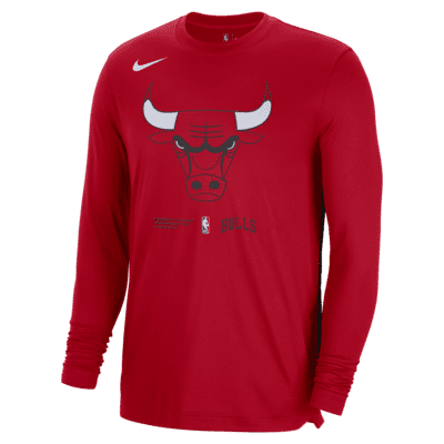 Chicago Bulls Men's Nike Dri-FIT NBA Long-Sleeve Top. Nike UK
