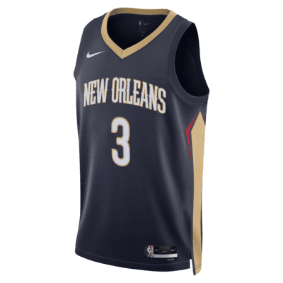 Jersey Nike Dri-FIT de la NBA Swingman para hombre New Orleans Pelicans Icon Edition 2022/23